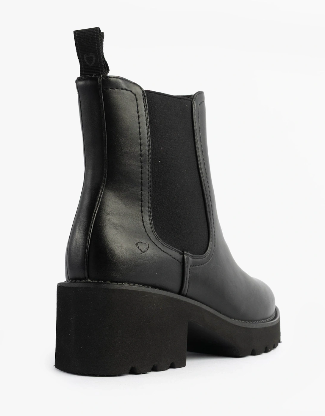 HONEYBELLE Womens Chelsea Boots Black