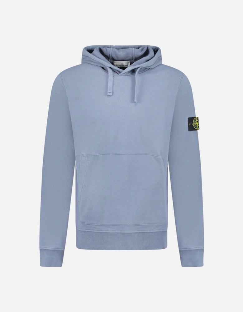 Brushed Organic Cotton Hoodie Dark Blue