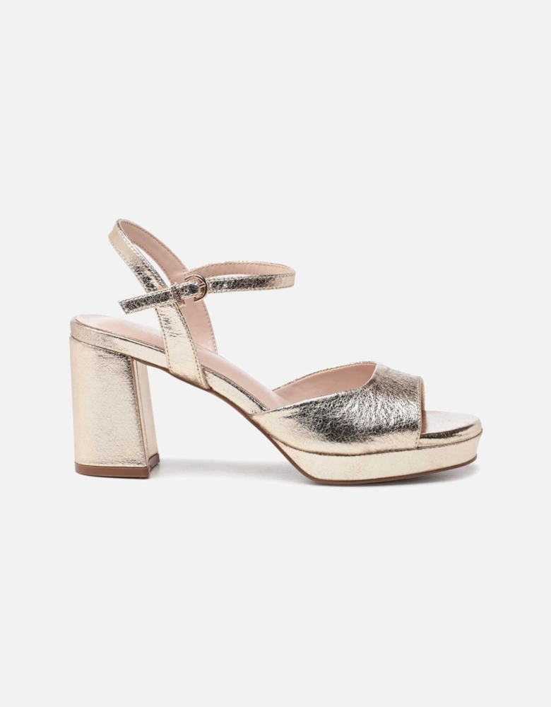 'Livia' High Heel Platform Ankle Strap Sandals