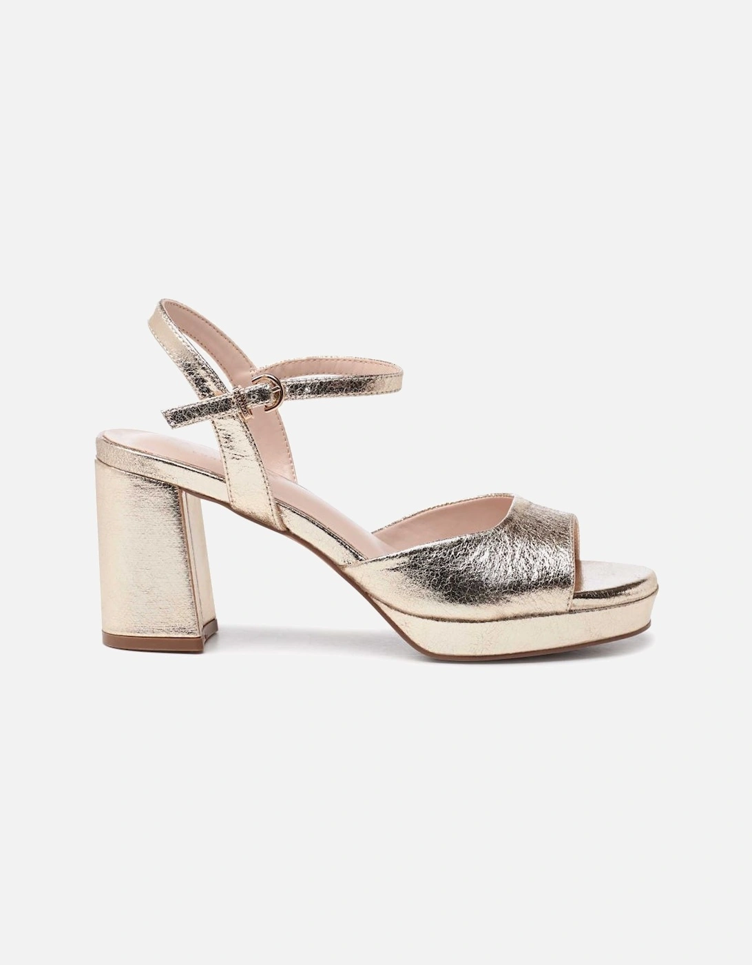 'Livia' High Heel Platform Ankle Strap Sandals, 2 of 1