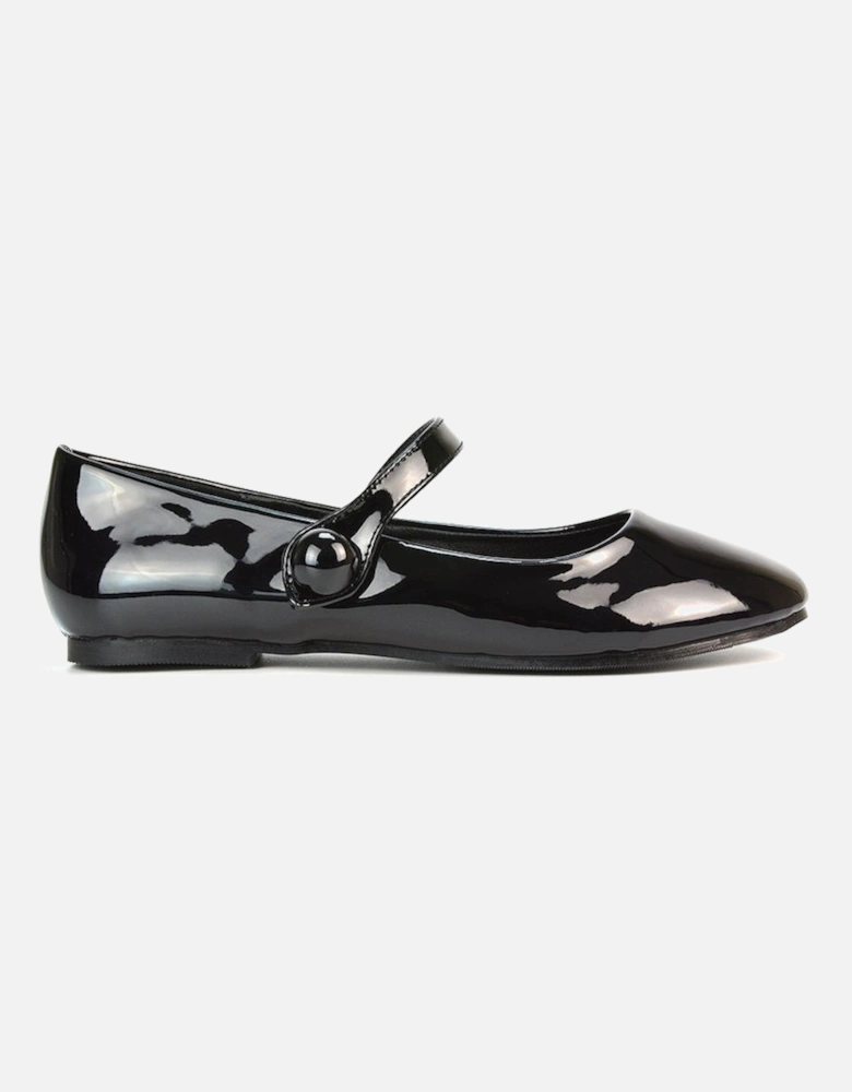'Joanna' Flat Closed Toe Mary Jane Ballet Dolly Shoes Pumps