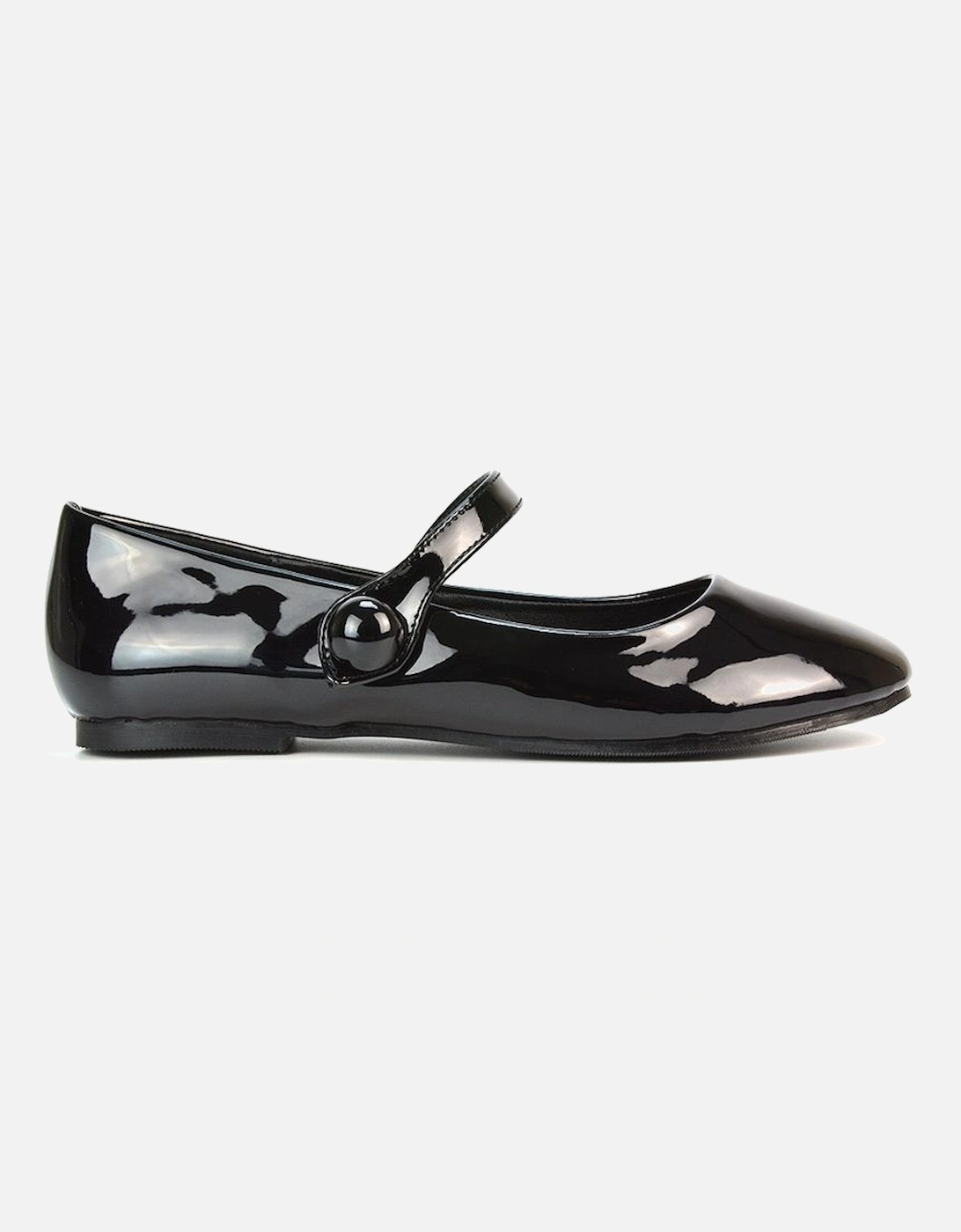 'Joanna' Flat Closed Toe Mary Jane Ballet Dolly Shoes Pumps, 2 of 1