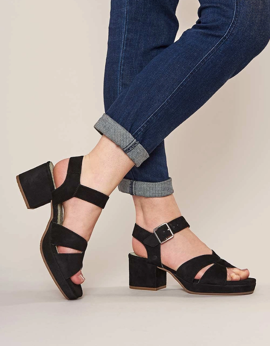 'Araniko' Chunky Heel Sandals, 2 of 1