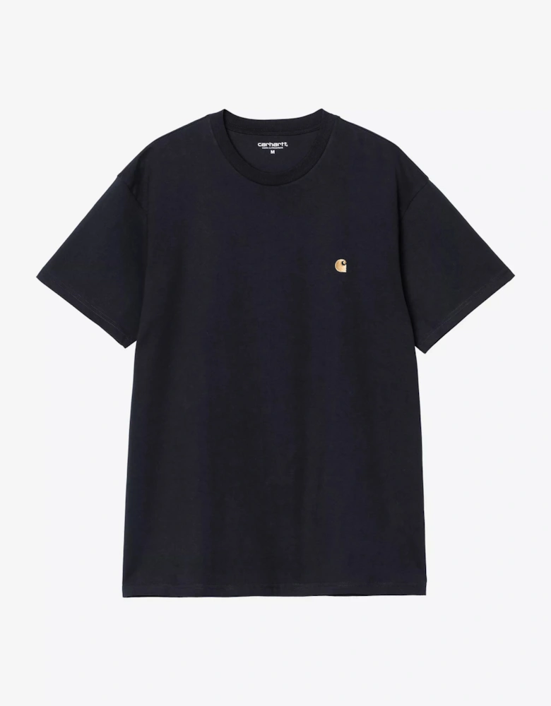 CARHARTT CHASE T-SHIRT DARK NAVY/GOLD