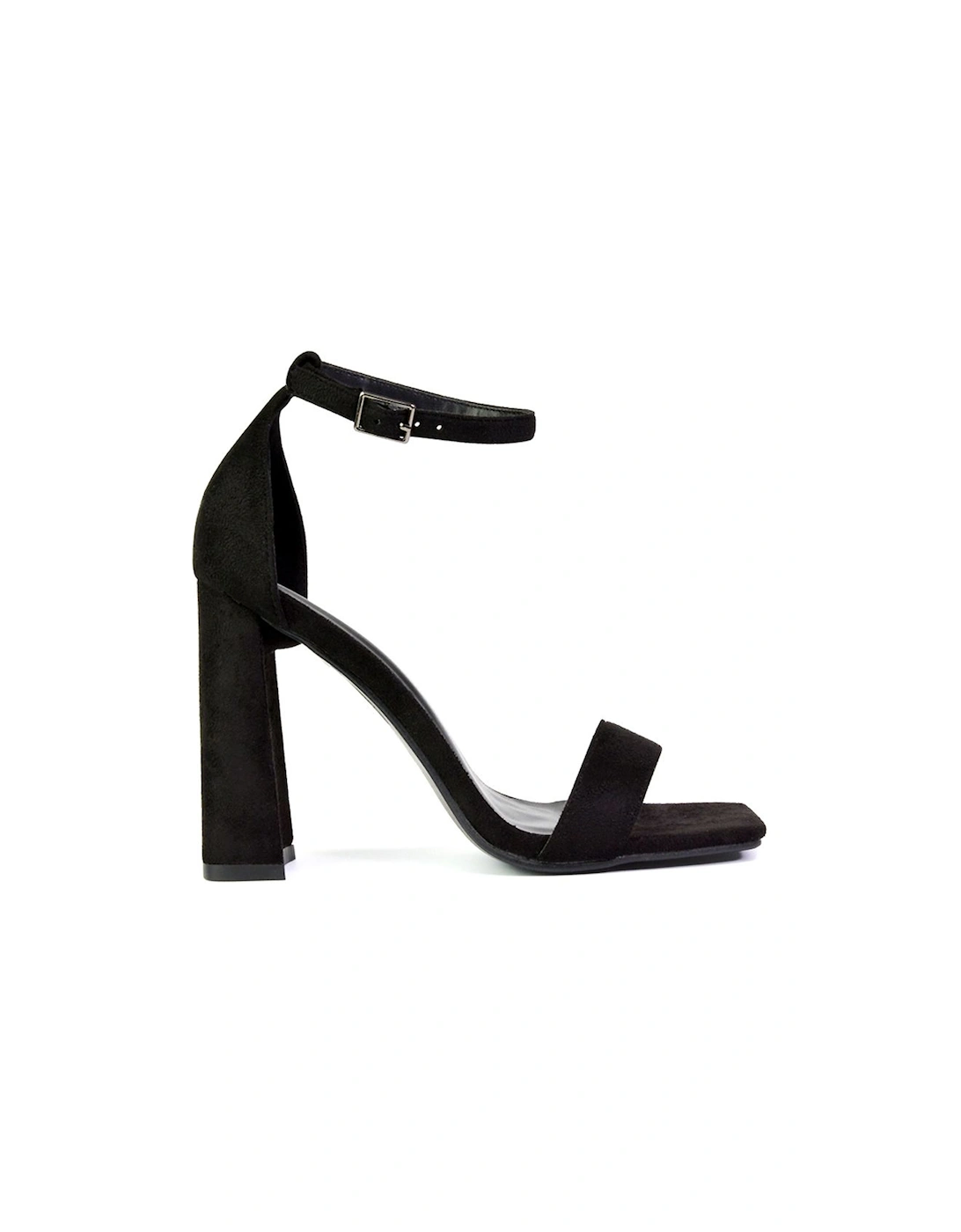 'Kamryn' Ankle Strap Square Toe Block High Heel Sandals, 2 of 1