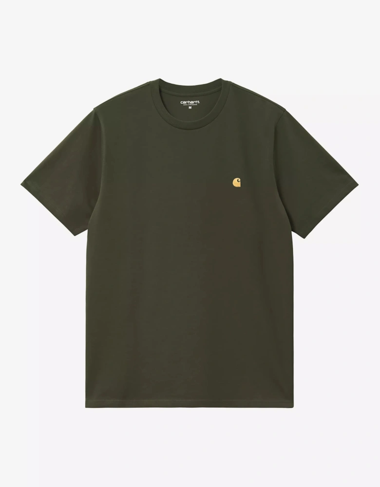 CARHARTT CHASE T-SHIRT OLIVE/GOLD