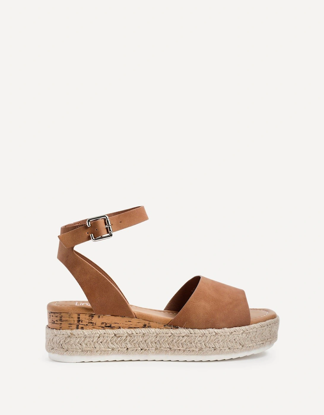 Paradise Tan Nubuck Espadrille Flatform Sandals, 2 of 1