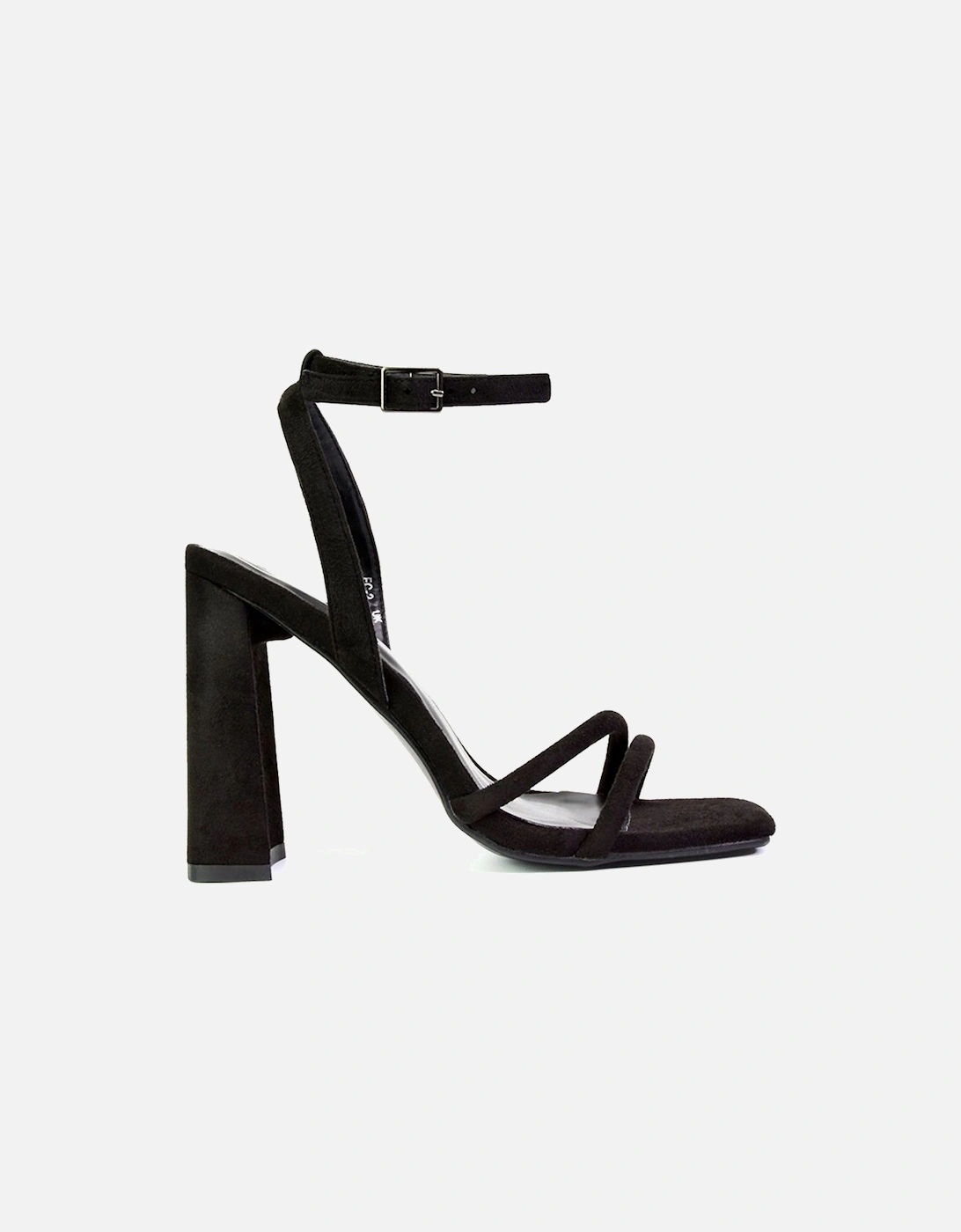 'Sorbet' Square Toe Strappy Block High Heel Sandals, 2 of 1