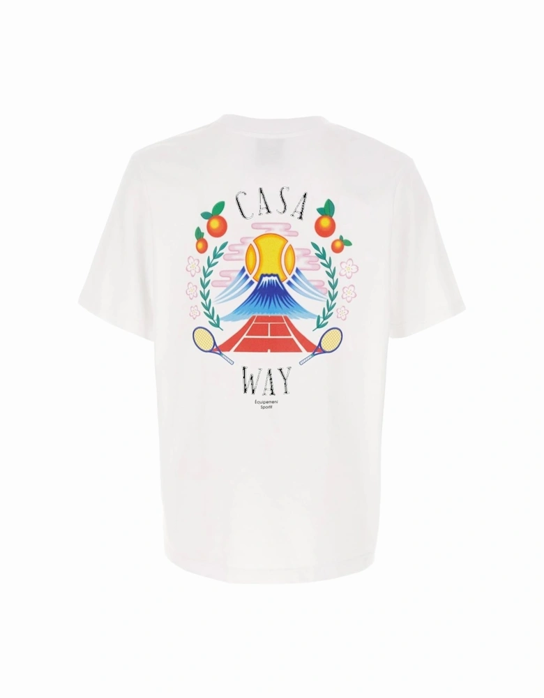 Casa Way Mountain T-Shirt in White