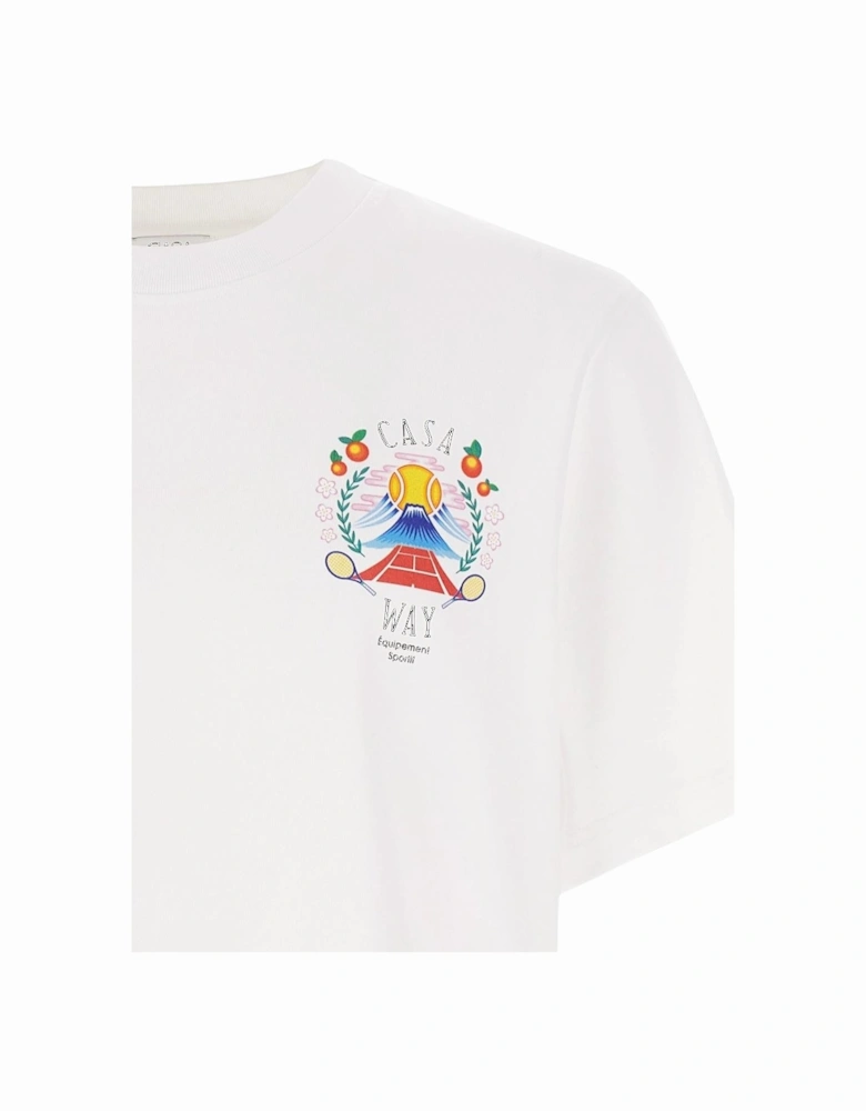 Casa Way Mountain T-Shirt in White