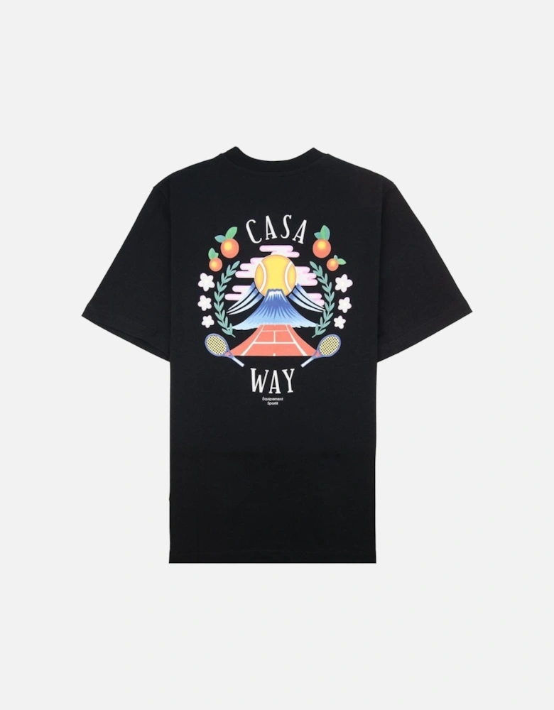 Casa Way Mountain T-Shirt in Black