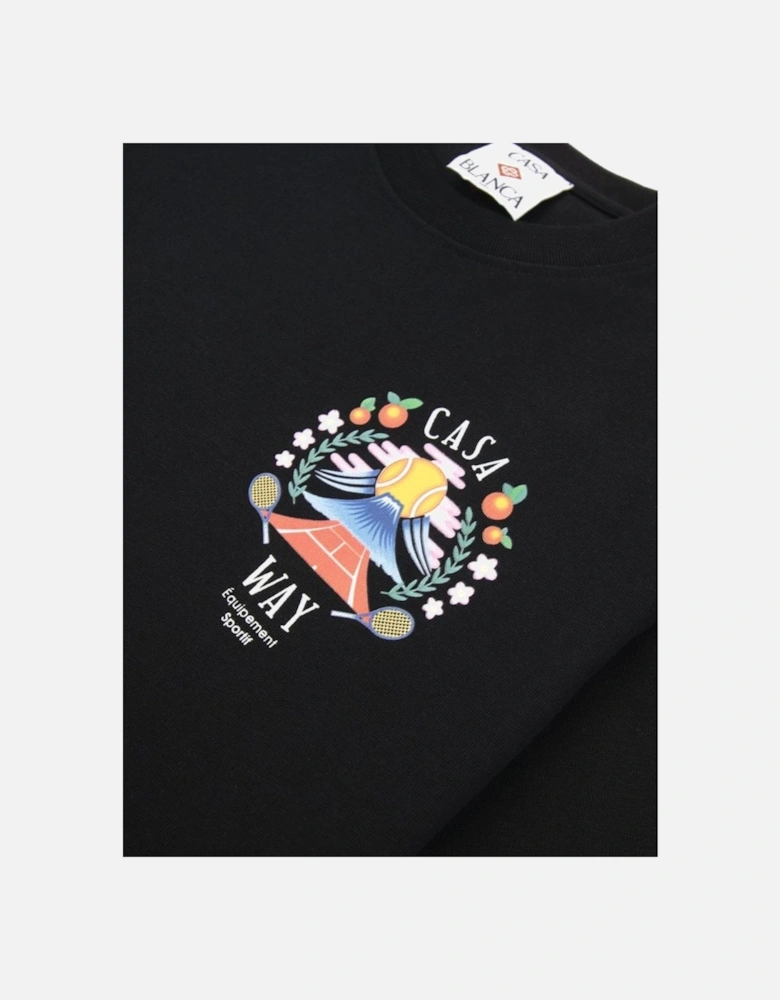 Casa Way Mountain T-Shirt in Black