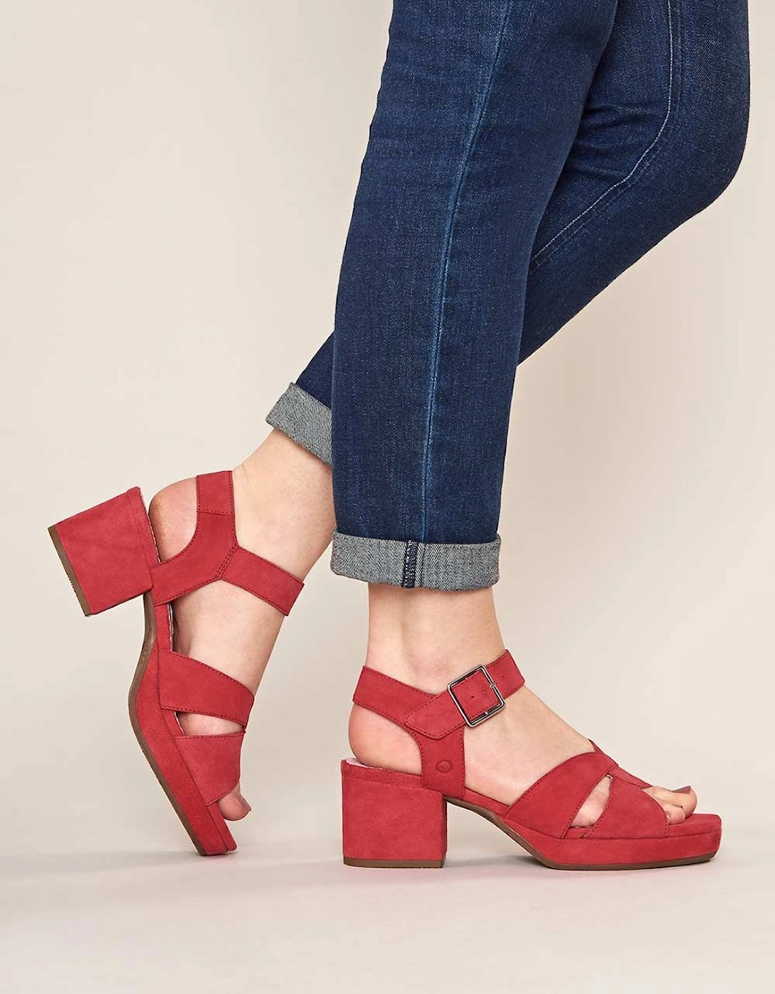 'Araniko' Chunky Heel Sandals, 2 of 1