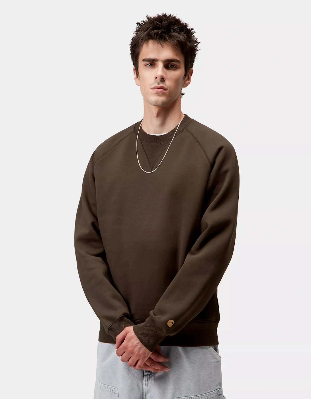 CARHARTT CHASE SWEATSHIRT TOBACCO/GOLD, 4 of 3