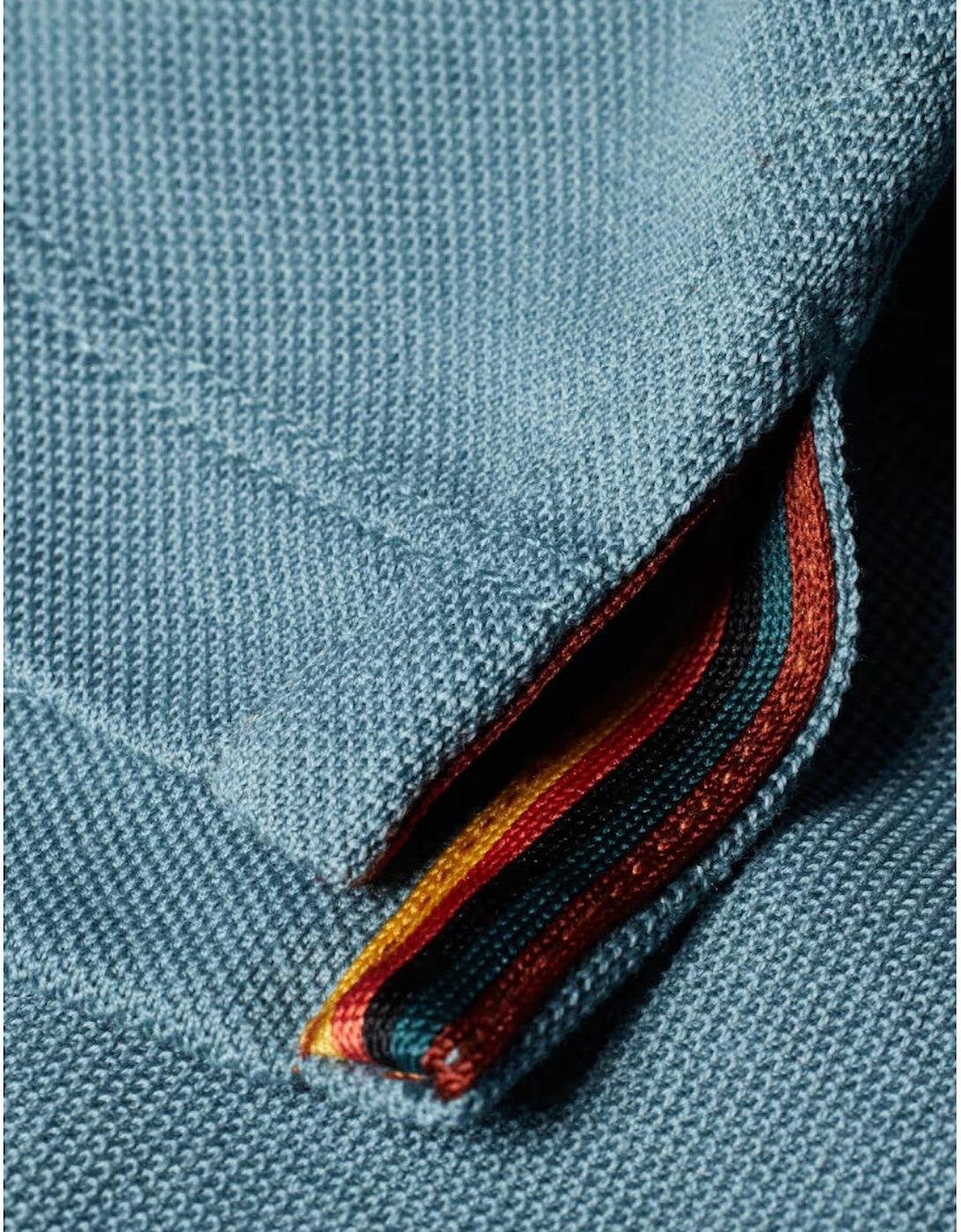 STR Placket Polo 43C Light Blue