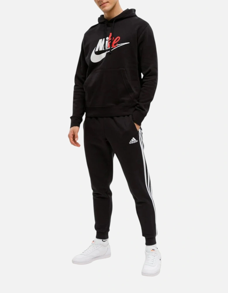 Mens Hoodie Cut Logo Fleece Sportswear