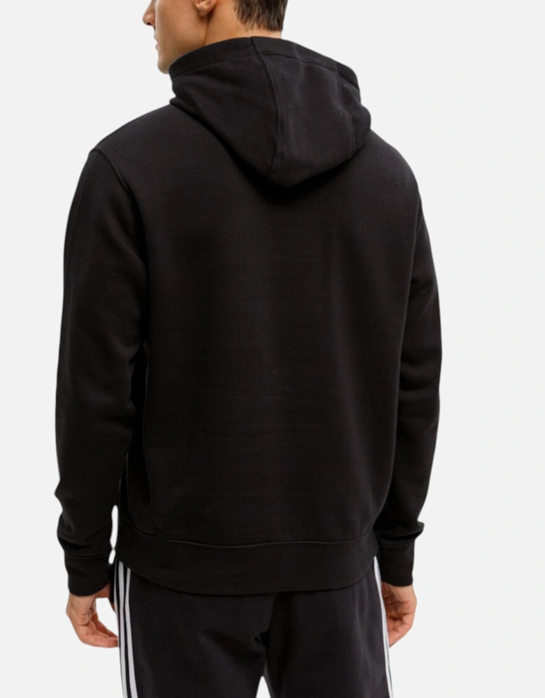 Mens Hoodie Cut Logo Fleece Sportswear