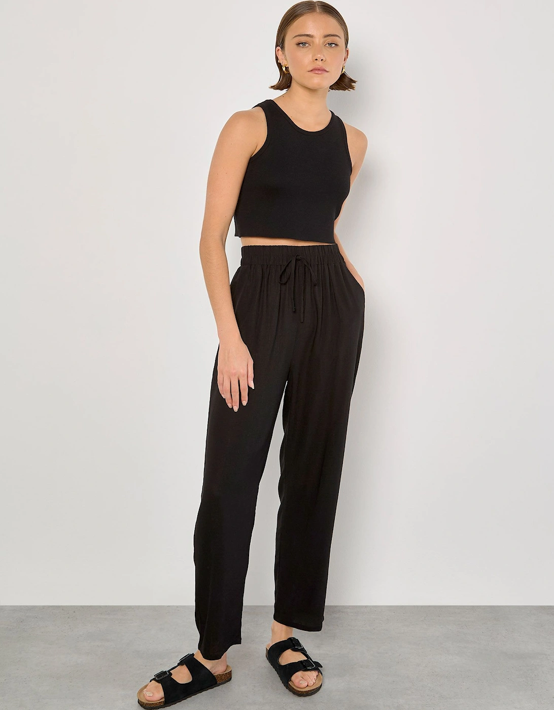 Racer Knitted Crop Top, 2 of 1