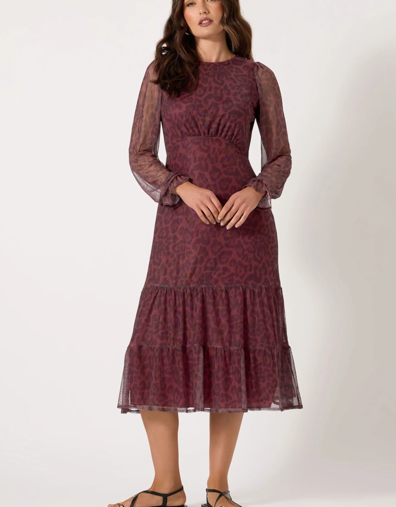 Tall Mesh Tiered Dress