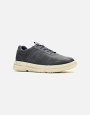 Navy Leather