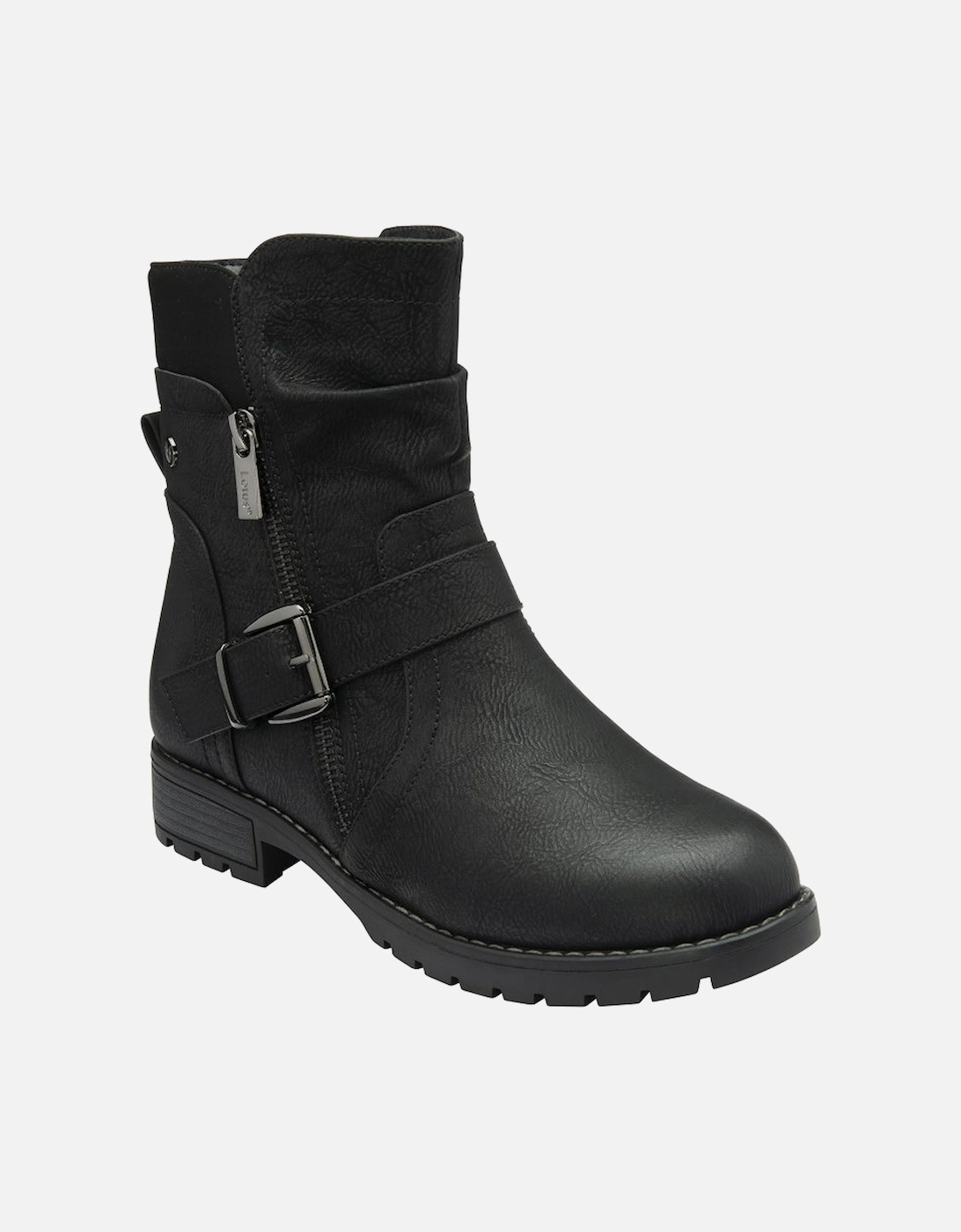 Tulia Womens Wide Fit Calf Boots, 5 of 4