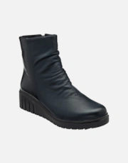 Navy Leather
