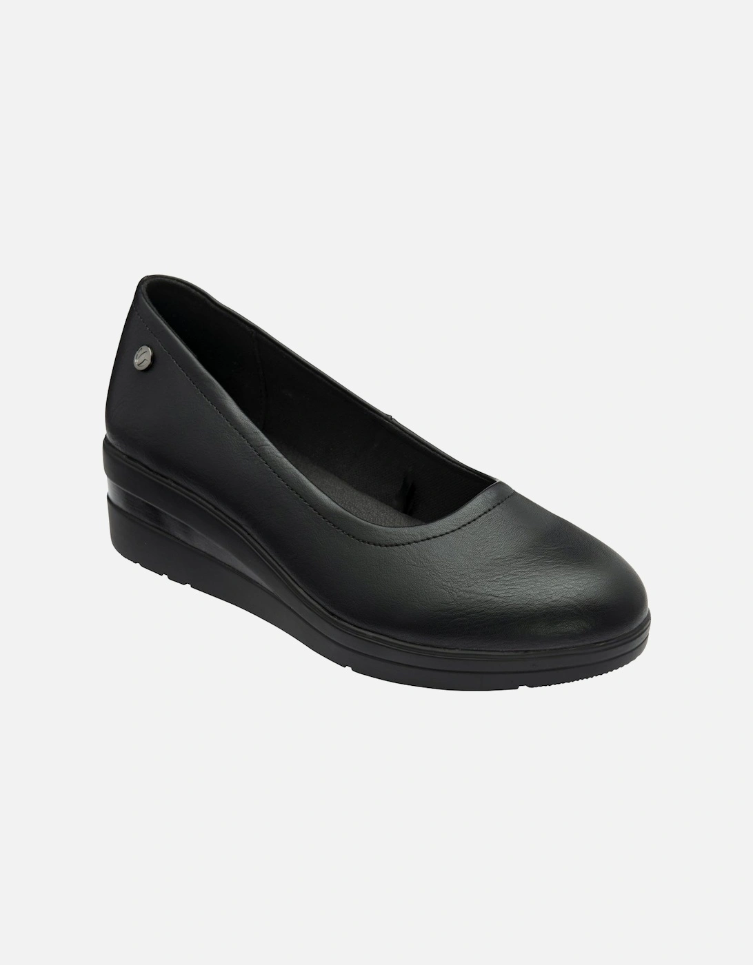 Soloman Womens Low Wedge Pumps, 5 of 4