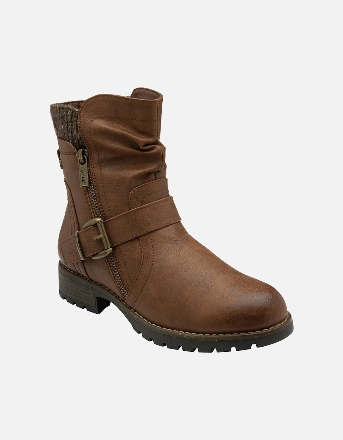 Jemma Womens Biker Boots, 5 of 4