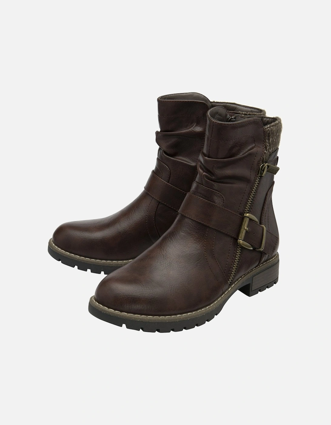 Jemma Womens Biker Boots
