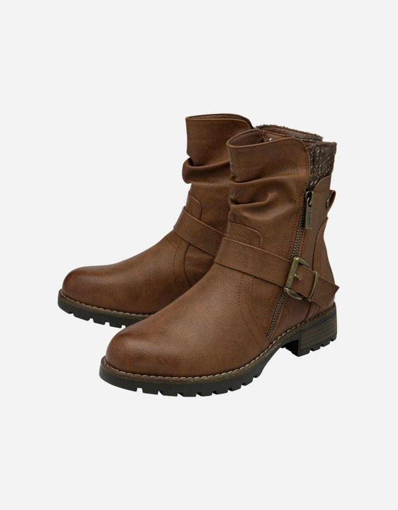 Jemma Womens Biker Boots