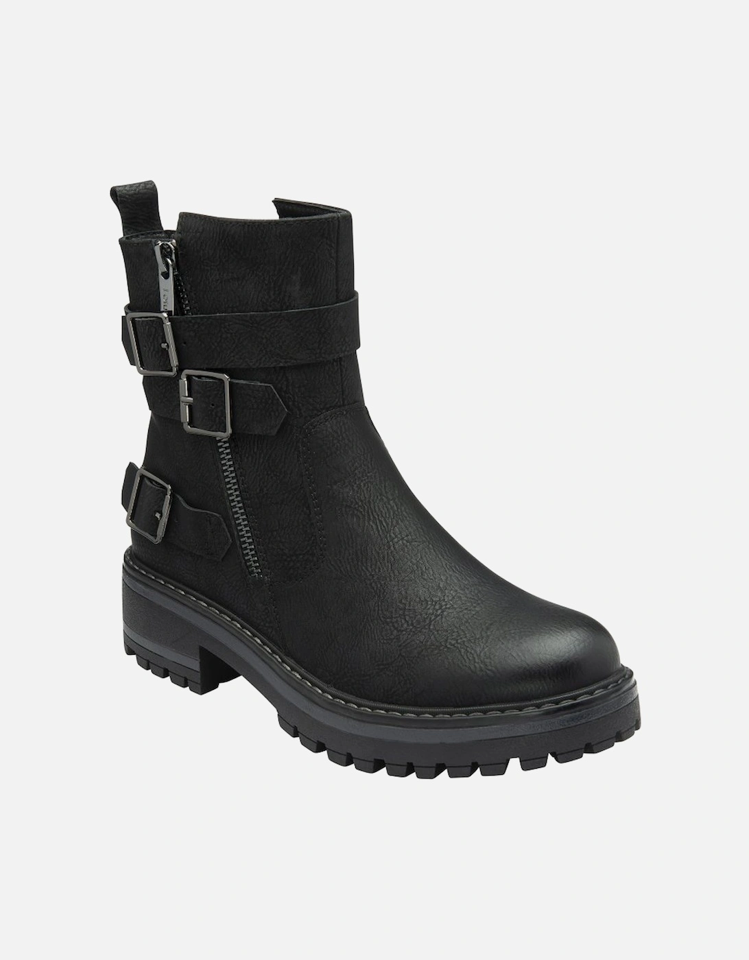 Harrie Womens Biker Boots, 5 of 4