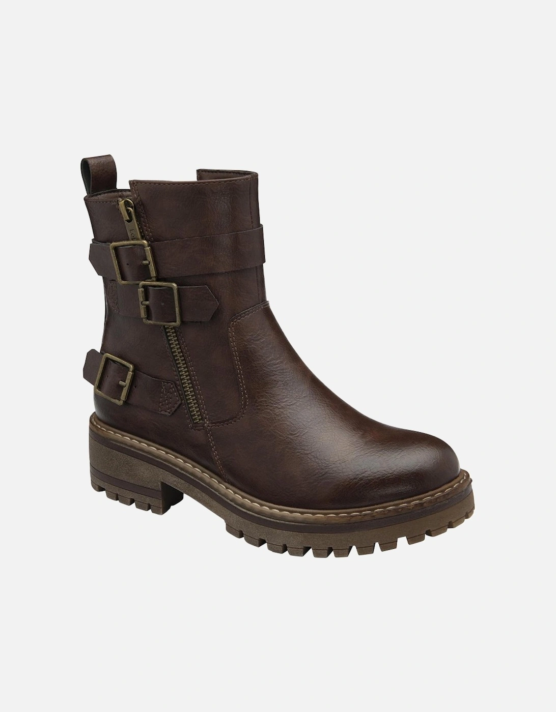 Harrie Womens Biker Boots, 5 of 4