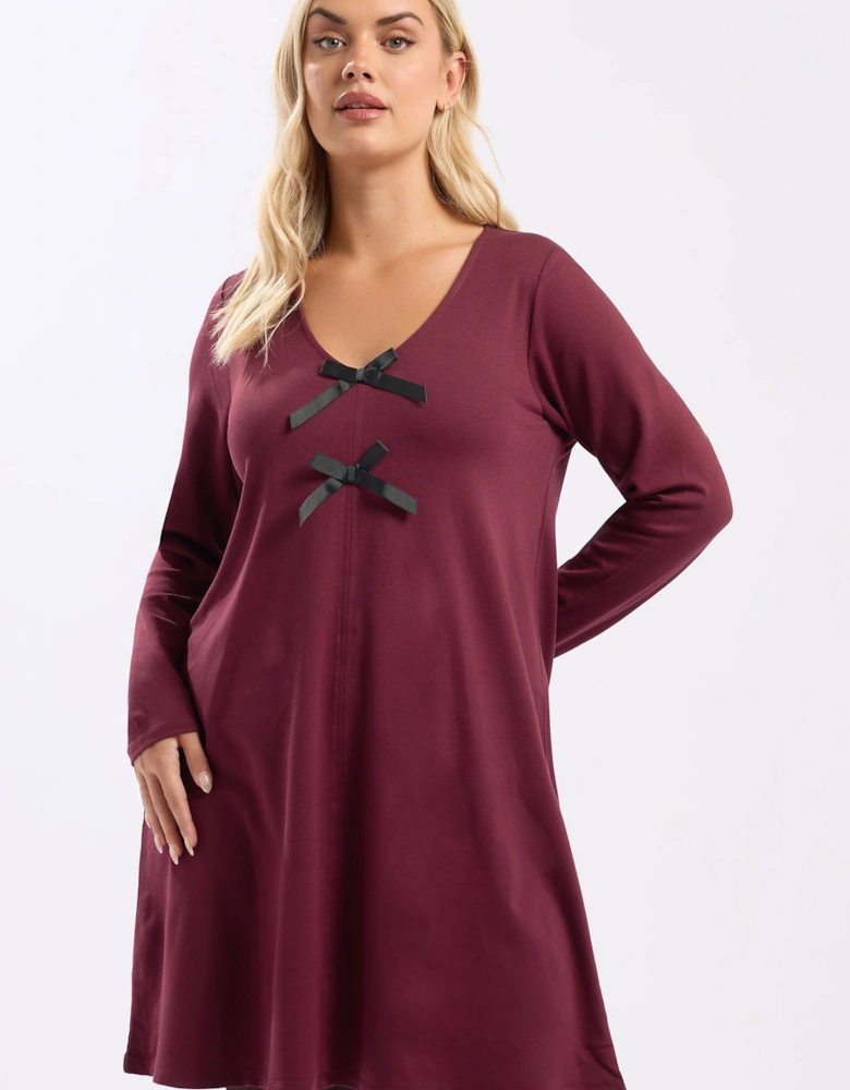 Bow Detail Tunic Dress