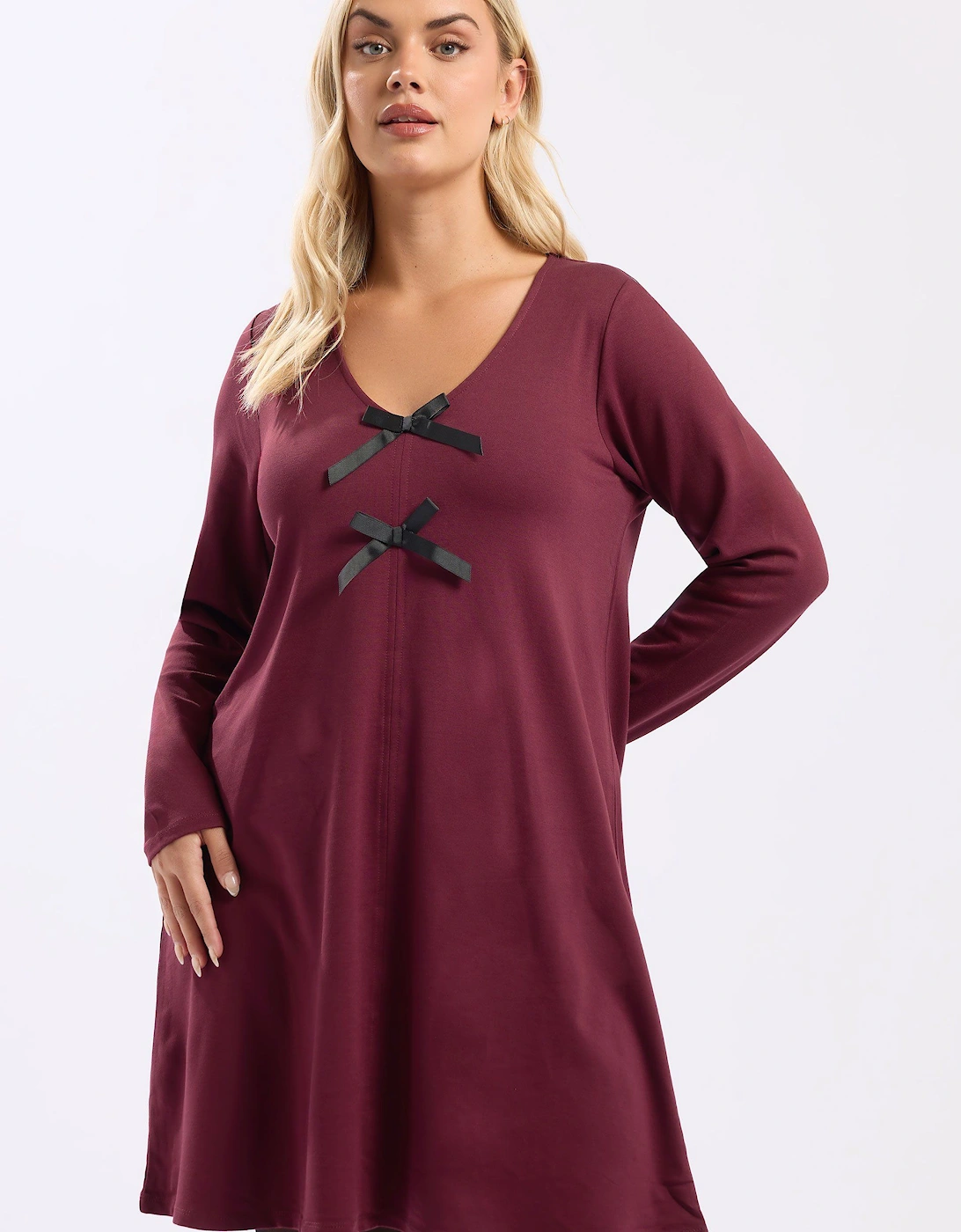 Bow Detail Tunic Dress, 2 of 1