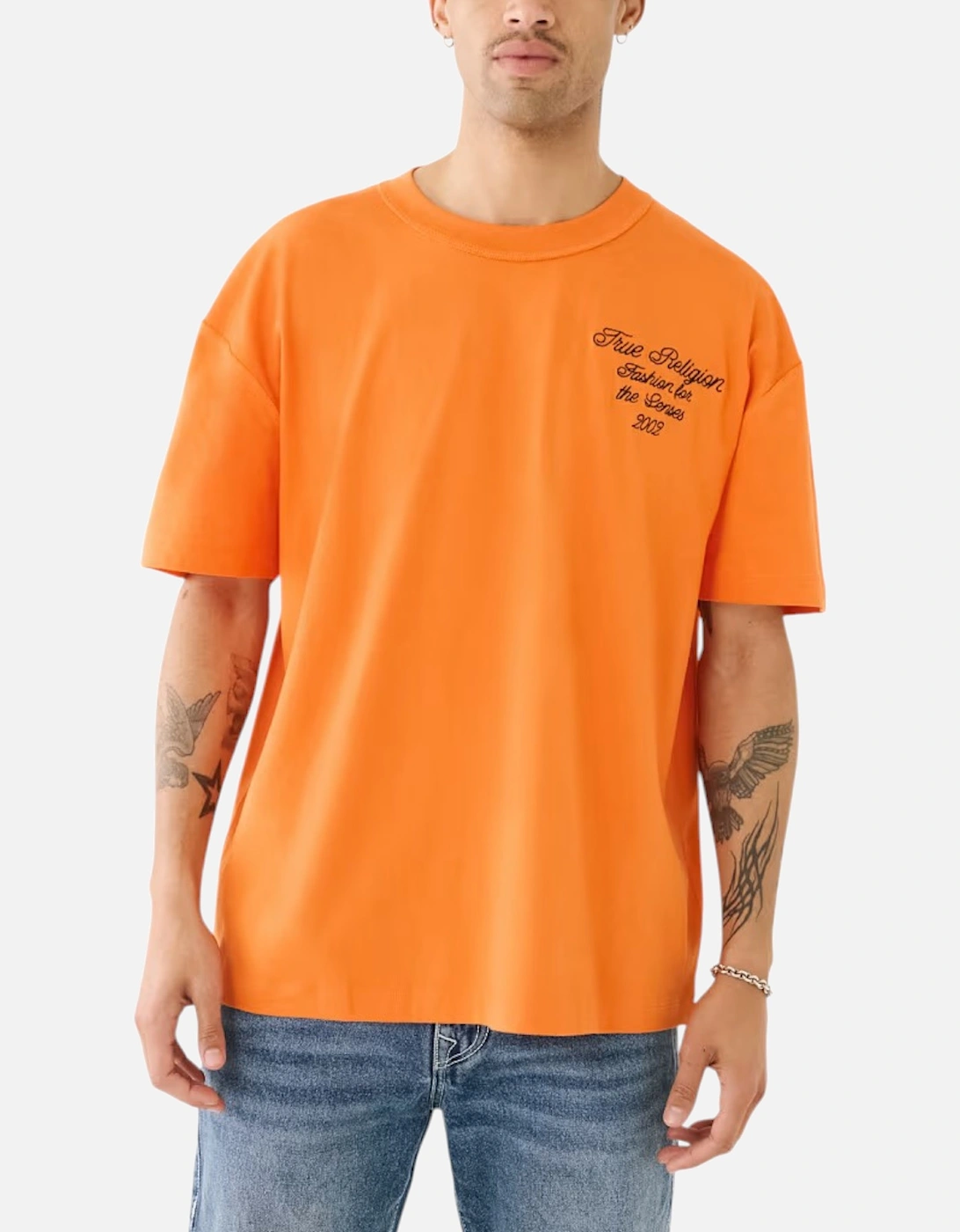 Mens T Shirt Drop Shoulder