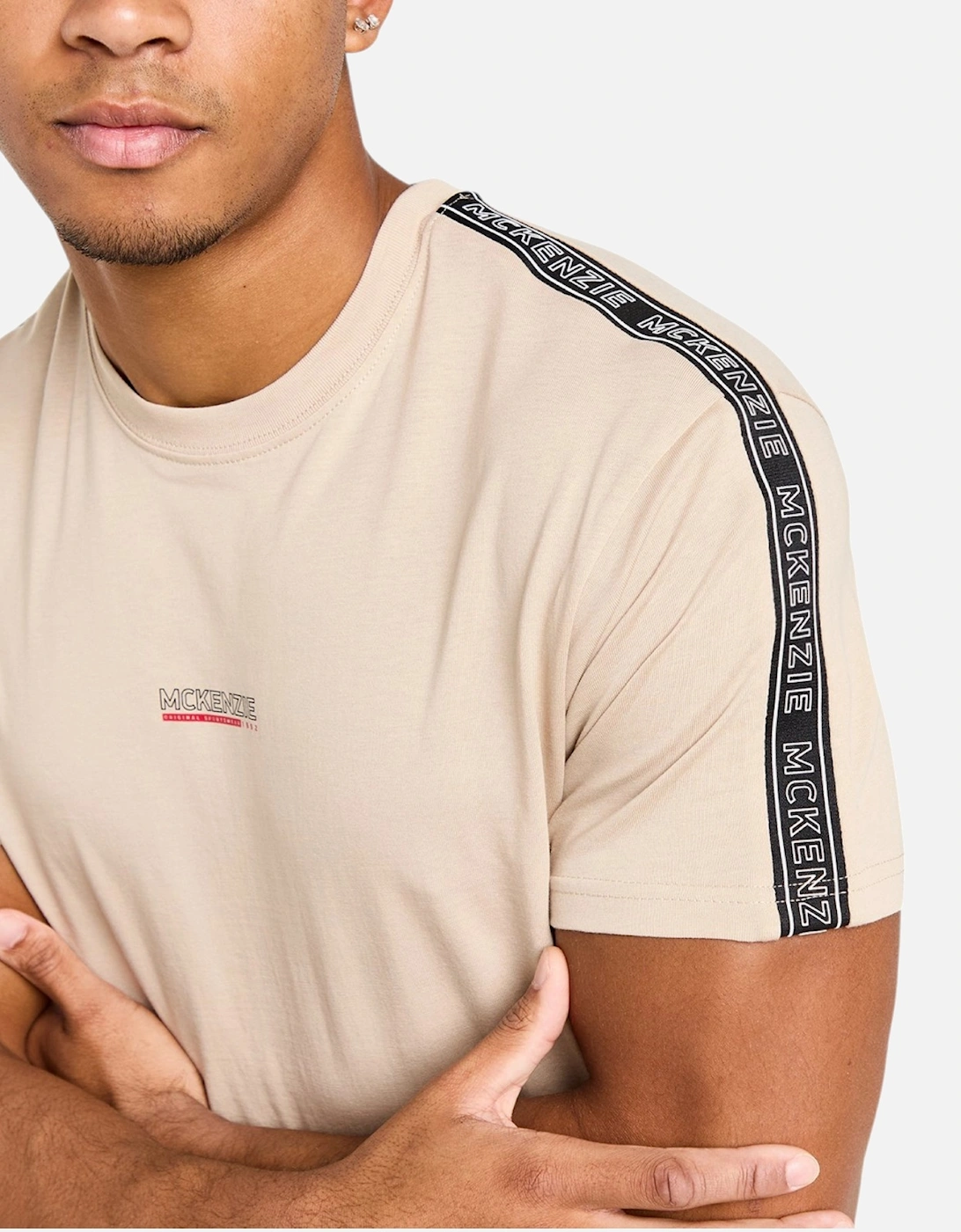 Mens T Shirts Logo Tape