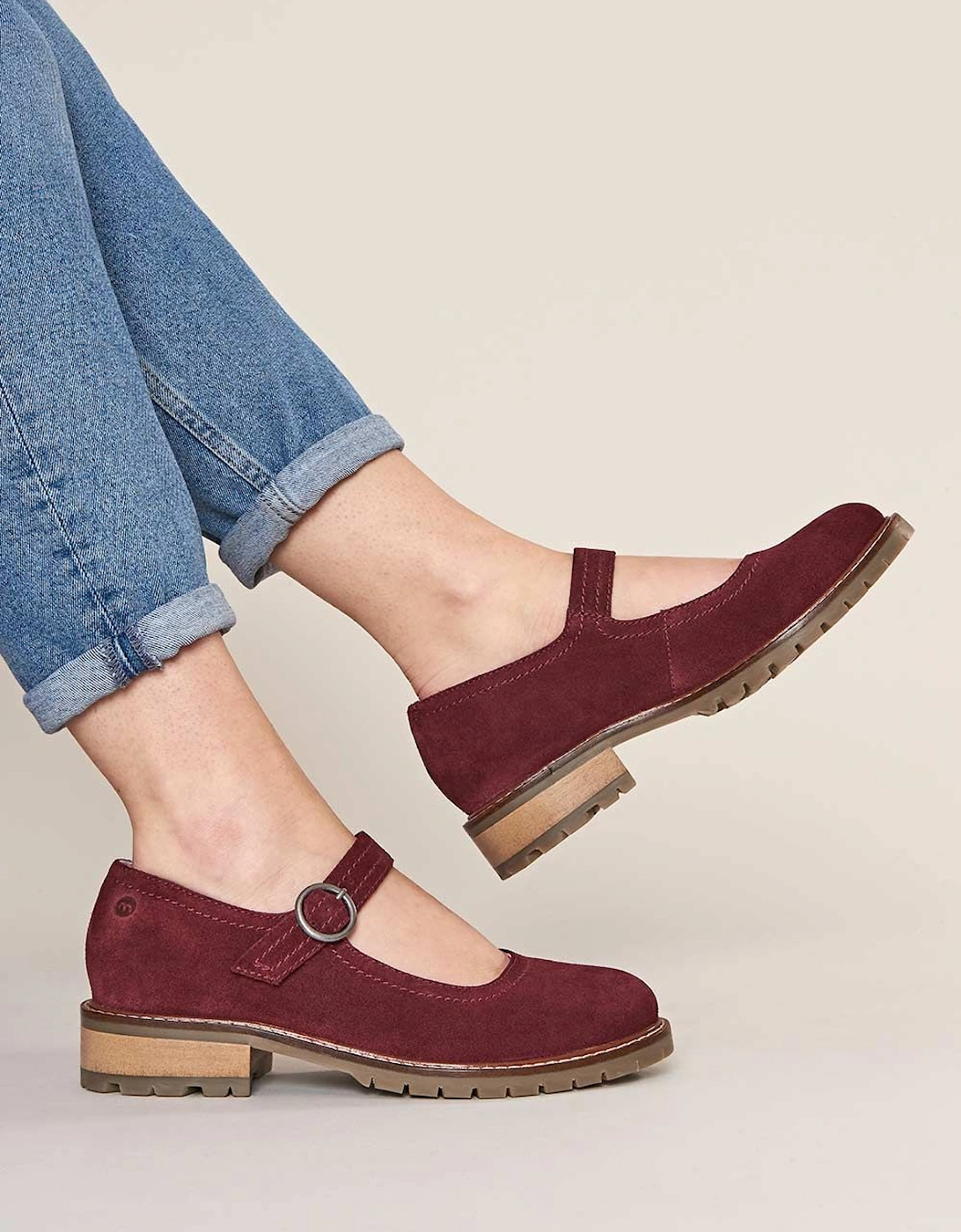 Boyce' Ladies Flat Mary Jane Style Shoes, 2 of 1