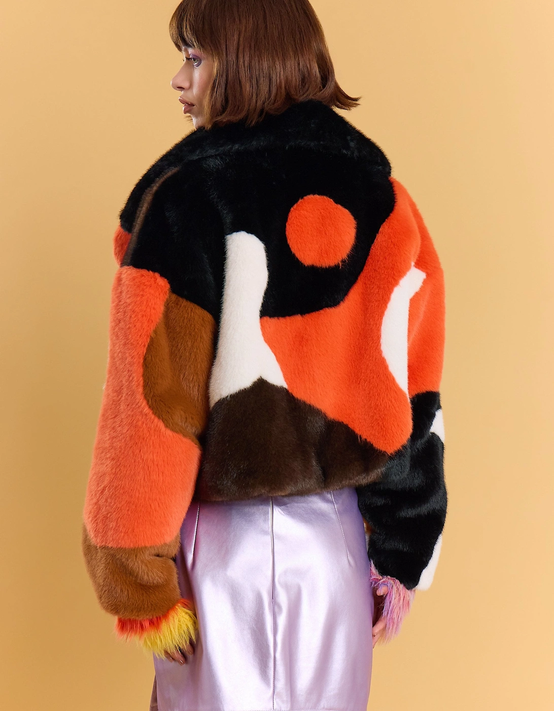 Hand Crafted Bamboo Faux Fur Lucky Coat