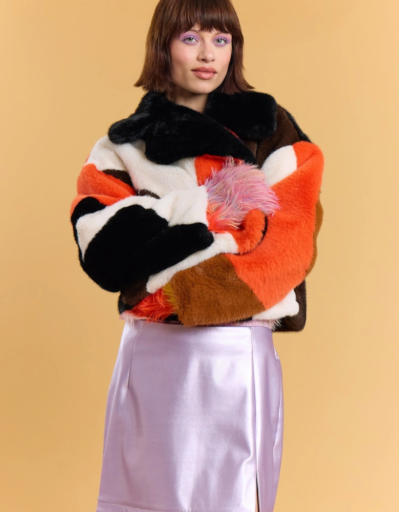 Hand Crafted Bamboo Faux Fur Lucky Coat