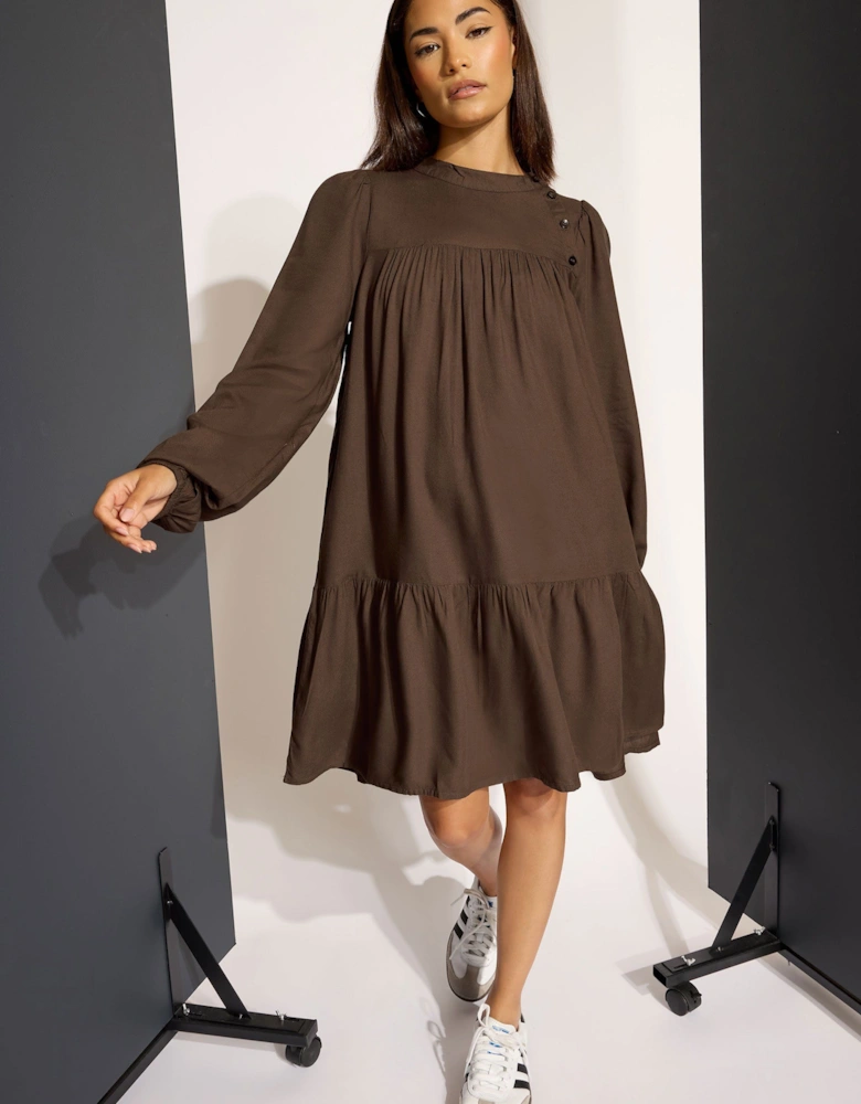 Petite Smock Midi Dress