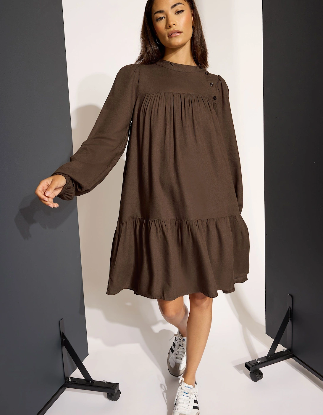 Petite Smock Midi Dress, 2 of 1