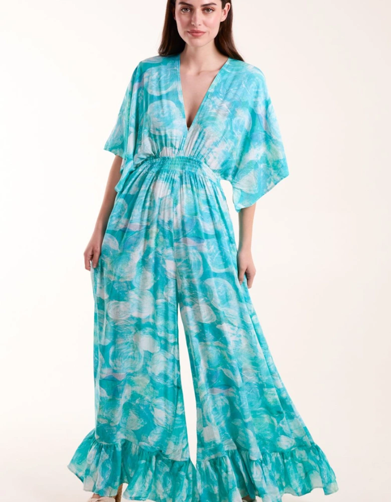 V Back And Front Jumpsuit