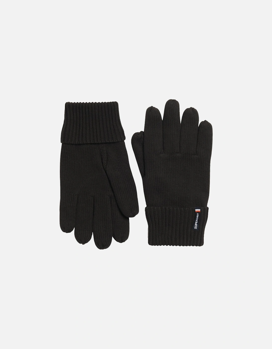Mens Essential Logo Knitted Gloves, 2 of 1