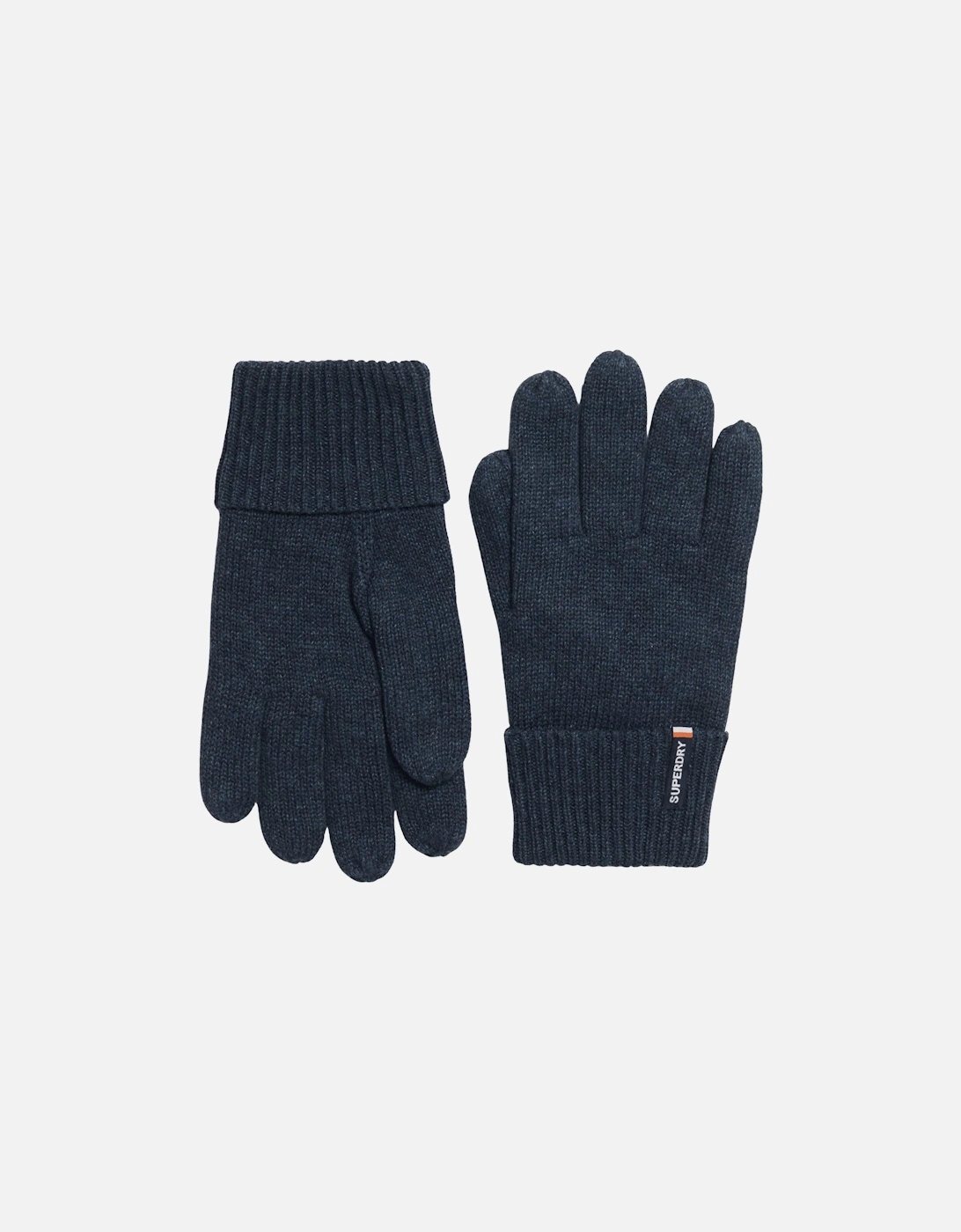 Mens Essential Logo Knitted Gloves, 2 of 1