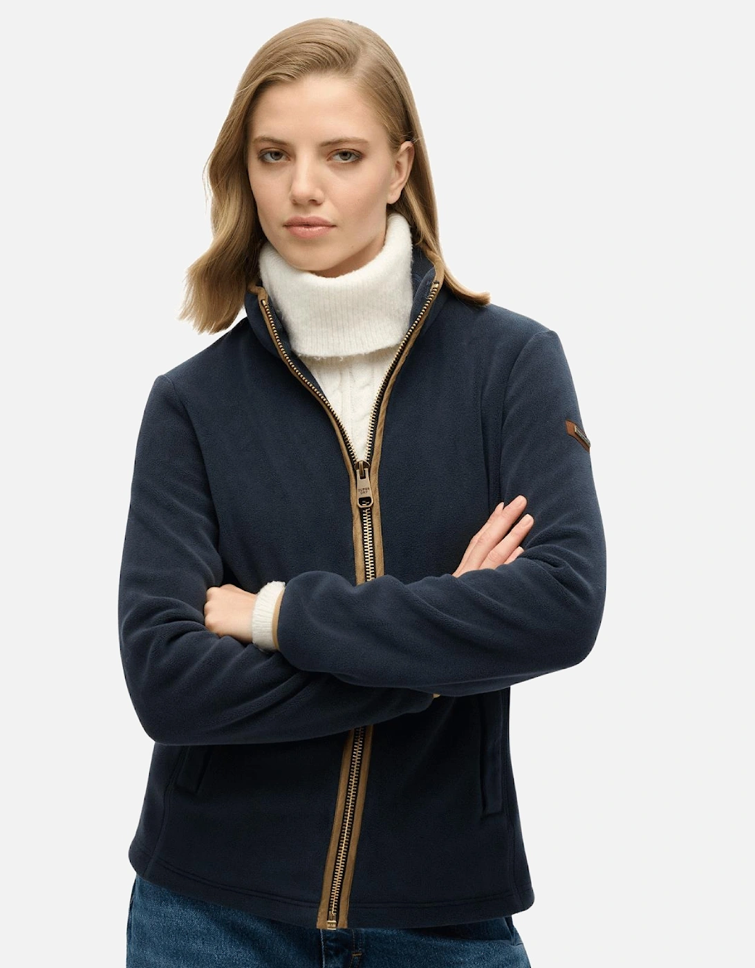 Womens Estate Full Zip Fleece, 2 of 1