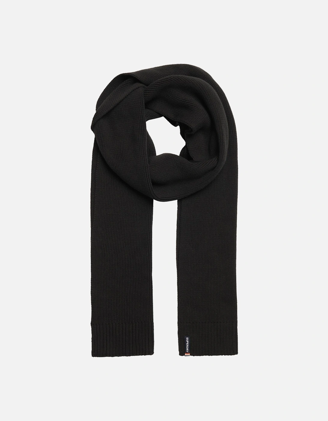 Womens Essential Logo Knitted Scarf, 2 of 1