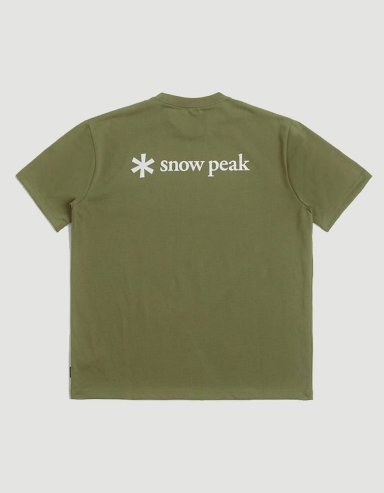 Snow Peak Back Printed Logo T-Shirt