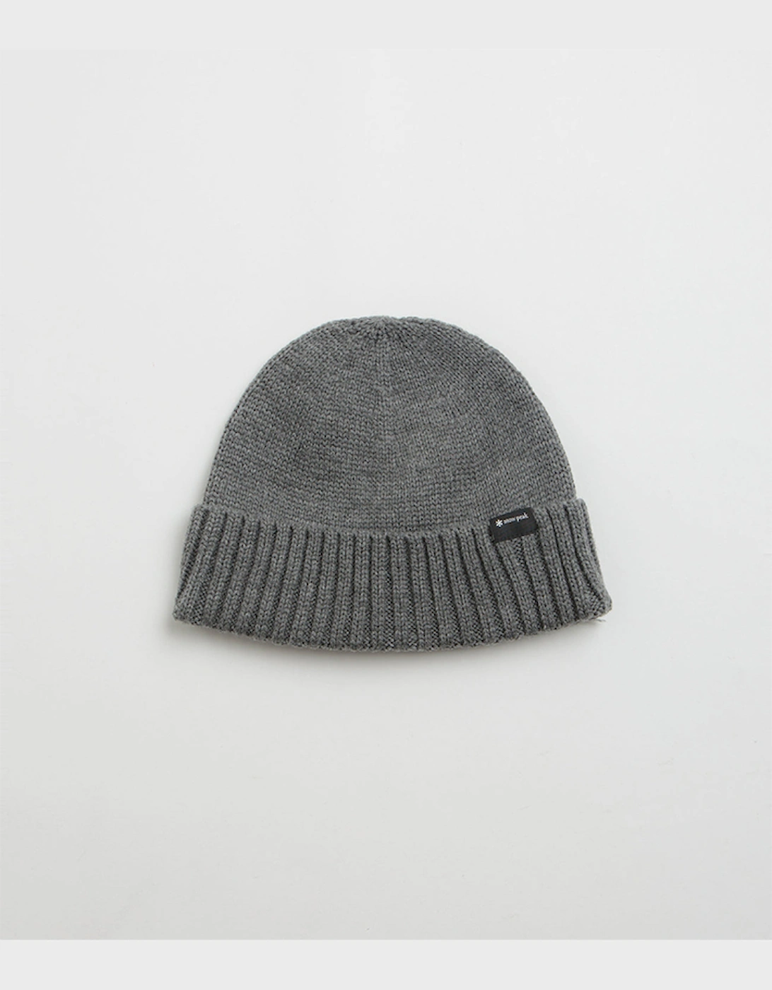Snowpeak Men's Grey Snow Peak Knit Beanie