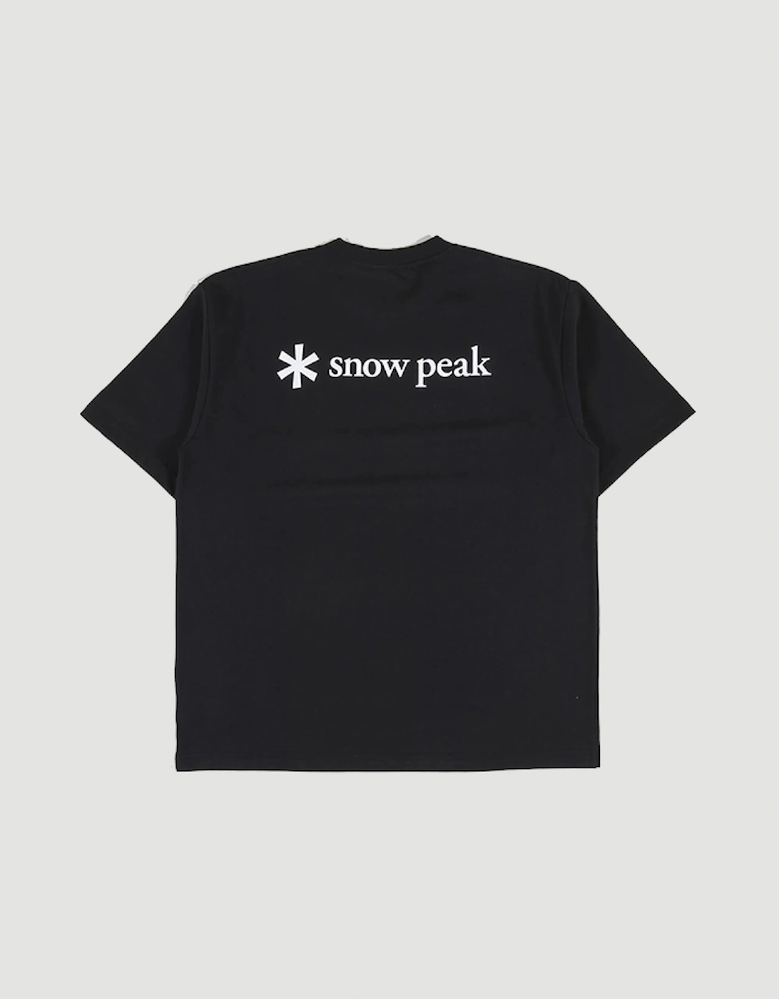 Snowpeak Snowpeak Women's Snow Peak Back Printed Logo T-Shirt - Black