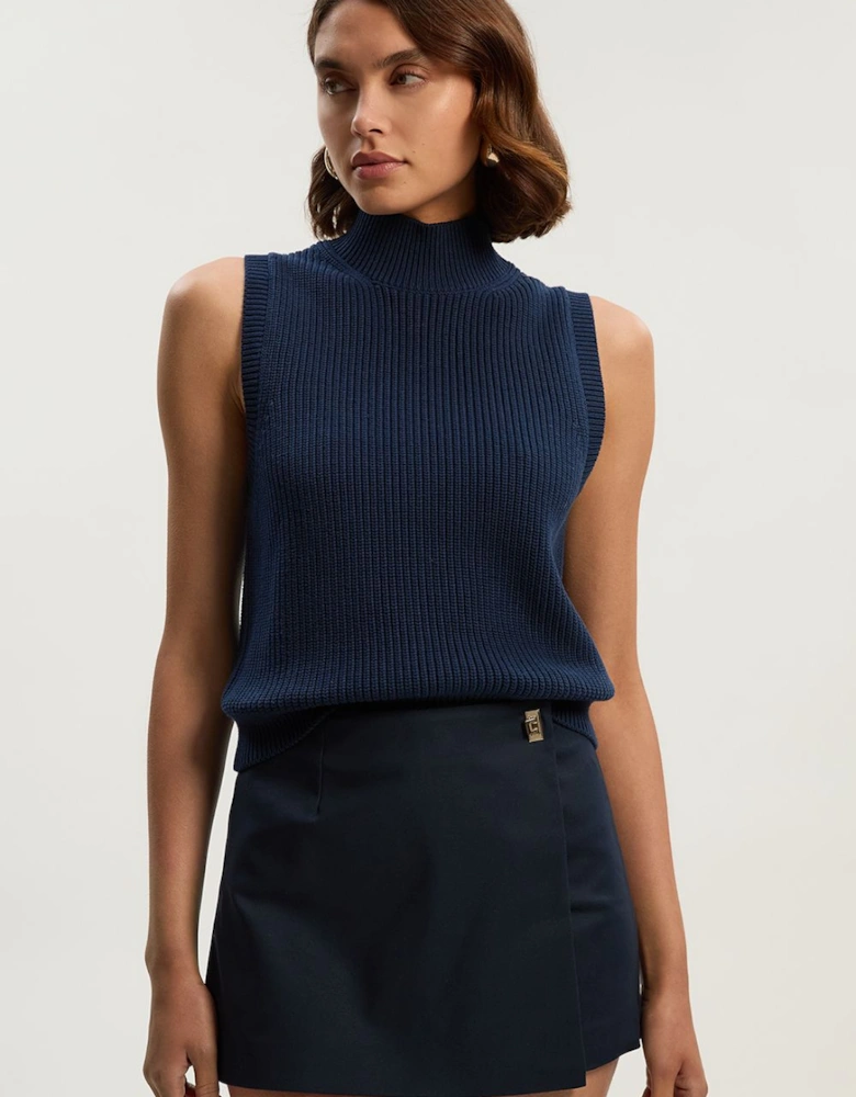 Techno Hardware Detail Woven Skort